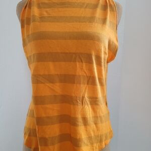 FP Movement by Free People Striped Tank Top in Mustard and Gold